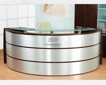 Recepcion Curva :: Muebles de Oficina: Equilibrio Modular